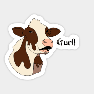 CowGurl Sticker